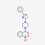 PIPERAZINE,1-(2-NITROBENZOYL)-4-(4-PHENYL-THIAZOL-2-YL)-