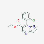 Ethyl 7-(2-chlorophenyl)pyrazolo[1,5-a]pyrimidine-6-carboxylate