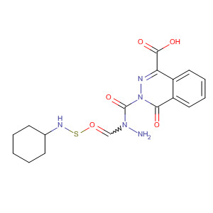1-Phthalazinecarboxylic acid, 3,4-dihydro-4-oxo-,2-[(cyclohexylamino)thioxomethyl]hydrazide