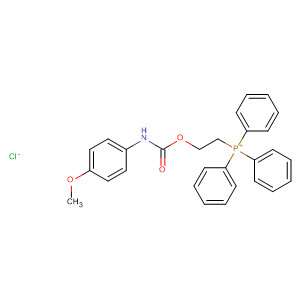 Phosphonium,[2-[[[(4-methoxyphenyl)amino]carbonyl]oxy]ethyl]triphenyl-, chloride