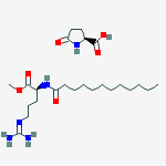 5-Oxo-L-proline, compound with methyl N-lauroyl-L-argininate (1:1)
