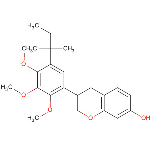 2H-1-Benzopyran-7-ol,3-[5-(1,1-dimethylpropyl)-2,3,4-trimethoxyphenyl]-3,4-dihydro-