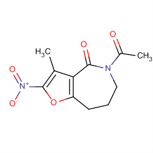 4H-Furo[3,2-c]azepin-4-one,5-acetyl-5,6,7,8-tetrahydro-3-methyl-2-nitro-
