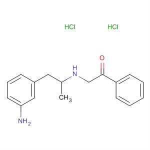 Ethanone, 2-[[2-(3-aminophenyl)-1-methylethyl]amino]-1-phenyl-,dihydrochloride