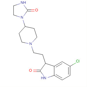 2H-Indol-2-one,5-chloro-1,3-dihydro-3-[2-[4-(2-oxo-1-imidazolidinyl)-1-piperidinyl]ethyl]-
