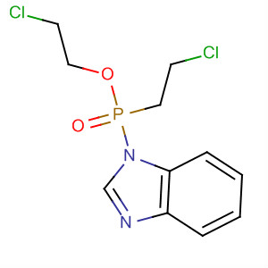 Phosphinic acid, 1H-benzimidazol-1-yl(2-chloroethyl)-, 2-chloroethylester