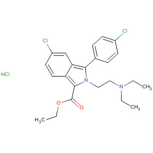 2H-Isoindole-1-carboxylic acid,5-chloro-3-(4-chlorophenyl)-2-[2-(diethylamino)ethyl]-, ethyl ester,monohydrochloride