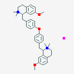 1,1'-[oxybis(benzene-4,1-diylmethanediyl)]bis(7-methoxy-2,2-dimethyl-1,2,3,4-tetrahydroisoquinolinium)
