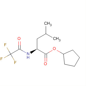 Leucine, N-(trifluoroacetyl)-, cyclopentyl ester