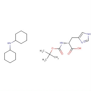 D-Histidine, N-[(1,1-dimethylethoxy)carbonyl]-, compd. withN-cyclohexylcyclohexanamine (1:1)