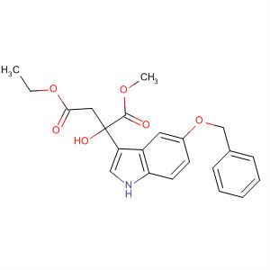 Butanedioic acid, oxo[5-(phenylmethoxy)-1H-indol-3-yl]-, 1-ethyl4-methyl ester