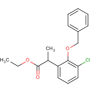 Benzenepropanoic acid, a-chloro-2-(phenylmethoxy)-, ethyl ester