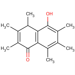 1(4H)-Naphthalenone, 5-hydroxy-2,3,4,6,7,8-hexamethyl-