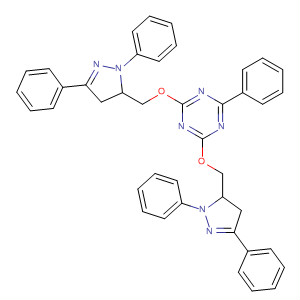 1,3,5-Triazine,2,4-bis[(4,5-dihydro-1,3-diphenyl-1H-pyrazol-5-yl)methoxy]-6-phenyl-