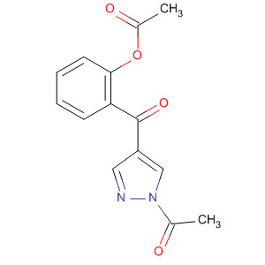 1H-Pyrazole, 1-acetyl-4-[2-(acetyloxy)benzoyl]-