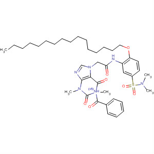 7H-Purine-7-acetamide,a-benzoyl-N-[5-[(dimethylamino)sulfonyl]-2-(hexadecyloxy)phenyl]-1,2,3,6-tetrahydro-1,3-dimethyl-2,6-dioxo-