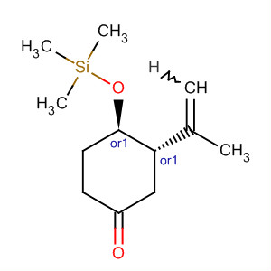 Cyclohexanone, 3-(1-methylethenyl)-4-[(trimethylsilyl)oxy]-, trans-