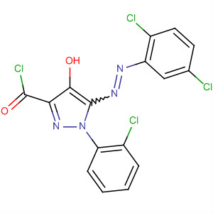 1H-Pyrazole-3-carbonyl chloride,1-(2-chlorophenyl)-5-[(2,5-dichlorophenyl)azo]-4-hydroxy-
