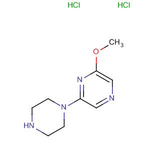 Pyrazine, 2-methoxy-6-(1-piperazinyl)-, dihydrochloride