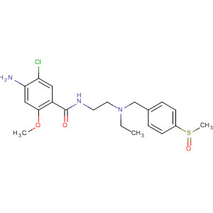 Benzamide,4-amino-5-chloro-N-[2-[ethyl[[4-(methylsulfinyl)phenyl]methyl]amino]ethyl]-2-methoxy-