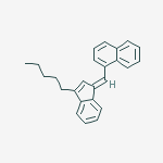 (E)-1-((3-Pentyl-1H-inden-1-ylidene)methyl)naphthalene