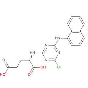 L-Glutamic acid, N-[4-chloro-6-(1-naphthalenylamino)-1,3,5-triazin-2-yl]-
