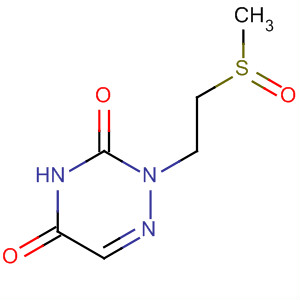 1,2,4-Triazine-3,5(2H,4H)-dione, 2-[2-(methylsulfinyl)ethyl]-
