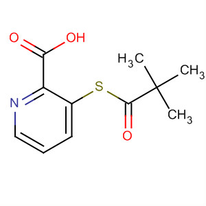 2-Pyridinecarboxylic acid, 3-[(2,2-dimethyl-1-oxopropyl)thio]-