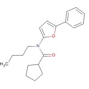 Cyclopentanecarboxamide, N-butyl-N-(5-phenyl-2-furanyl)-