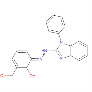 Benzaldehyde, 2-hydroxy-, (1-phenyl-1H-benzimidazol-2-yl)hydrazone