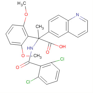 6-Quinolinepropanoic acid,a-[(2,6-dichlorobenzoyl)amino]-2-(2,6-dimethoxyphenyl)-