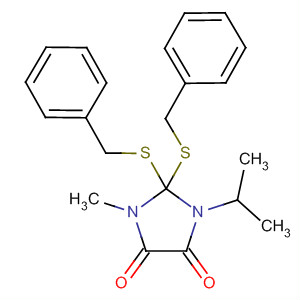 4,5-Imidazolidinedione,1-methyl-3-(1-methylethyl)-2,2-bis[(phenylmethyl)thio]-