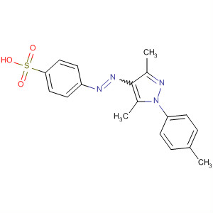 Benzenesulfonic acid,4-[[3,5-dimethyl-1-(4-methylphenyl)-1H-pyrazol-4-yl]azo]-