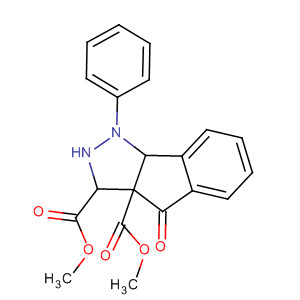 Indeno[1,2-c]pyrazole-3,3a(1H)-dicarboxylic acid,2,3,4,8b-tetrahydro-4-oxo-1-phenyl-, dimethyl ester
