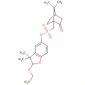 Bicyclo[2.2.1]heptane-1-methanesulfonic acid, 7,7-dimethyl-2-oxo-,2-ethoxy-2,3-dihydro-3,3-dimethyl-5-benzofuranyl ester