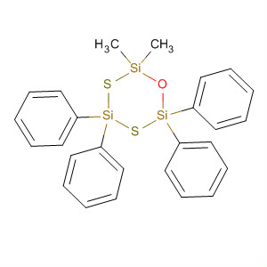 1-Oxa-3,5-dithia-2,4,6-trisilacyclohexane,2,2-dimethyl-4,4,6,6-tetraphenyl-