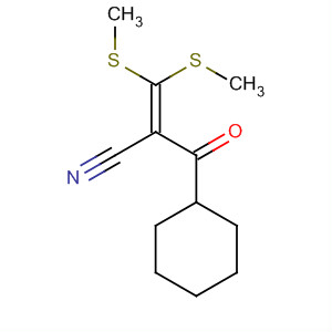 Cyclohexanepropanenitrile, a-[bis(methylthio)methylene]-b-oxo-