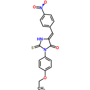 (5Z)-3-(4-ethoxyphenyl)-5-[(4-nitrophenyl)methylidene]-2-thioxoimidazolidin-4-one