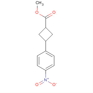 Cyclobutanecarboxylic acid, 3-(4-nitrophenyl)-, methyl ester
