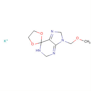 Spiro[1,3-dioxolane-2,6'-[6H]purine], 1',9'-dihydro-9'-(methoxymethyl)-,potassium salt