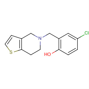 Phenol, 4-chloro-2-[(6,7-dihydrothieno[3,2-c]pyridin-5(4H)-yl)methyl]-
