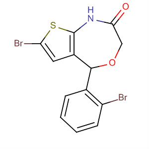 Thieno[2,3-e][1,4]oxazepin-2(3H)-one,7-bromo-5-(2-bromophenyl)-1,5-dihydro-
