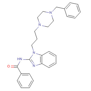 Benzamide,N-[1-[3-[4-(phenylmethyl)-1-piperazinyl]propyl]-1H-benzimidazol-2-yl]-