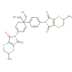 5H-1,4-Dithiino[2,3-c]pyrrole-5,7(6H)-dione,6,6'-[[1,1'-biphenyl]-4,4'-diylbis(iminomethylene)]bis[2,3-dihydro-2-methyl-