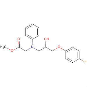 Glycine, N-[3-(4-fluorophenoxy)-2-hydroxypropyl]-N-phenyl-, methylester