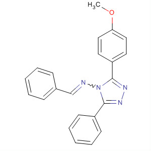4H-1,2,4-Triazol-4-amine,3-(4-methoxyphenyl)-5-phenyl-N-(phenylmethylene)-