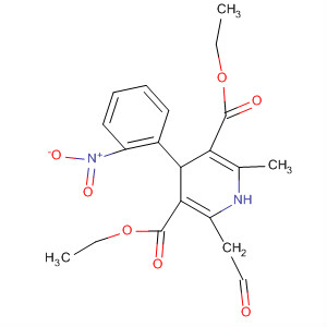 3,5-Pyridinedicarboxylic acid,1,4-dihydro-2-methyl-4-(2-nitrophenyl)-6-(2-oxoethyl)-, diethyl ester