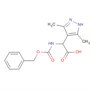 1H-Pyrazole-4-acetic acid,3,5-dimethyl-a-[[(phenylmethoxy)carbonyl]amino]-