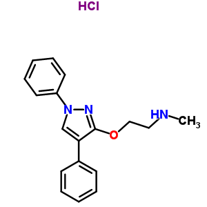 2-[(1,4-diphenyl-1H-pyrazol-3-yl)oxy]-N-methylethanamine hydrochloride