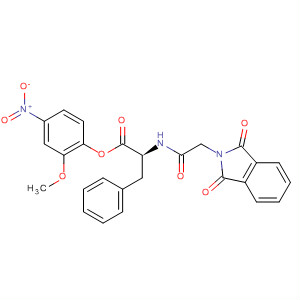 L-Phenylalanine, N-[(1,3-dihydro-1,3-dioxo-2H-isoindol-2-yl)acetyl]-,2-methoxy-4-nitrophenyl ester